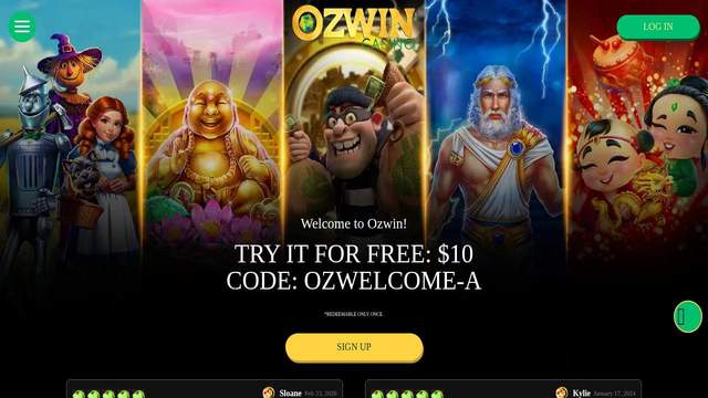 Ozwin Casino casino screenshot